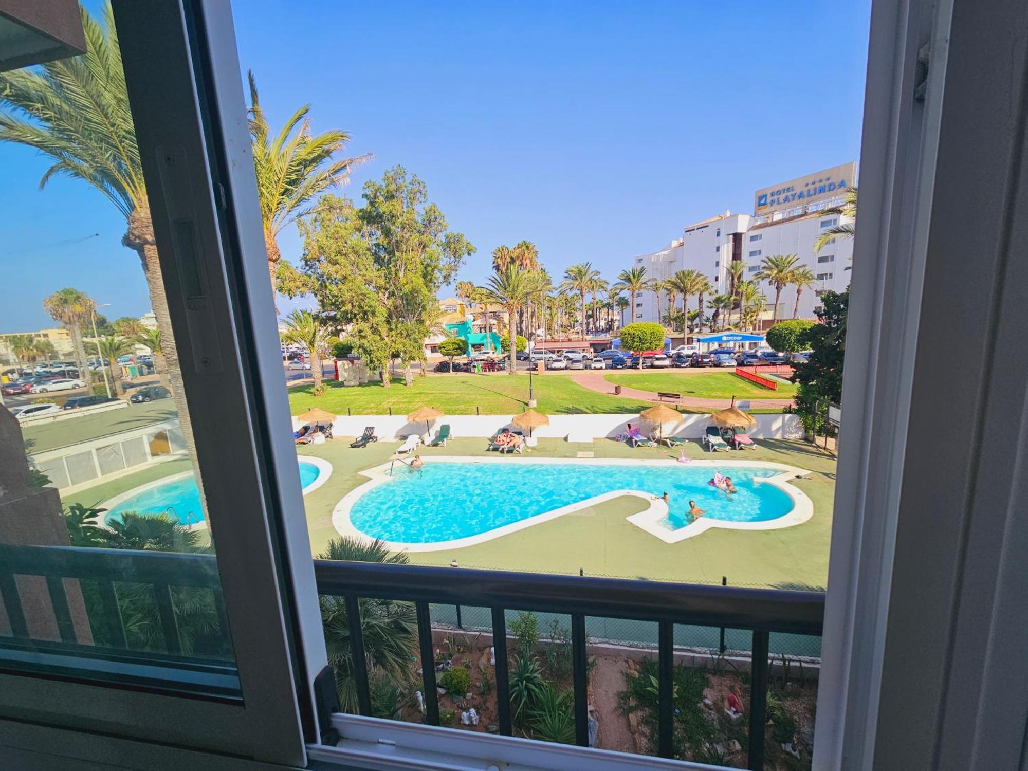 Apartamento Buganvilla Beach Roquetas de Mar Dış mekan fotoğraf